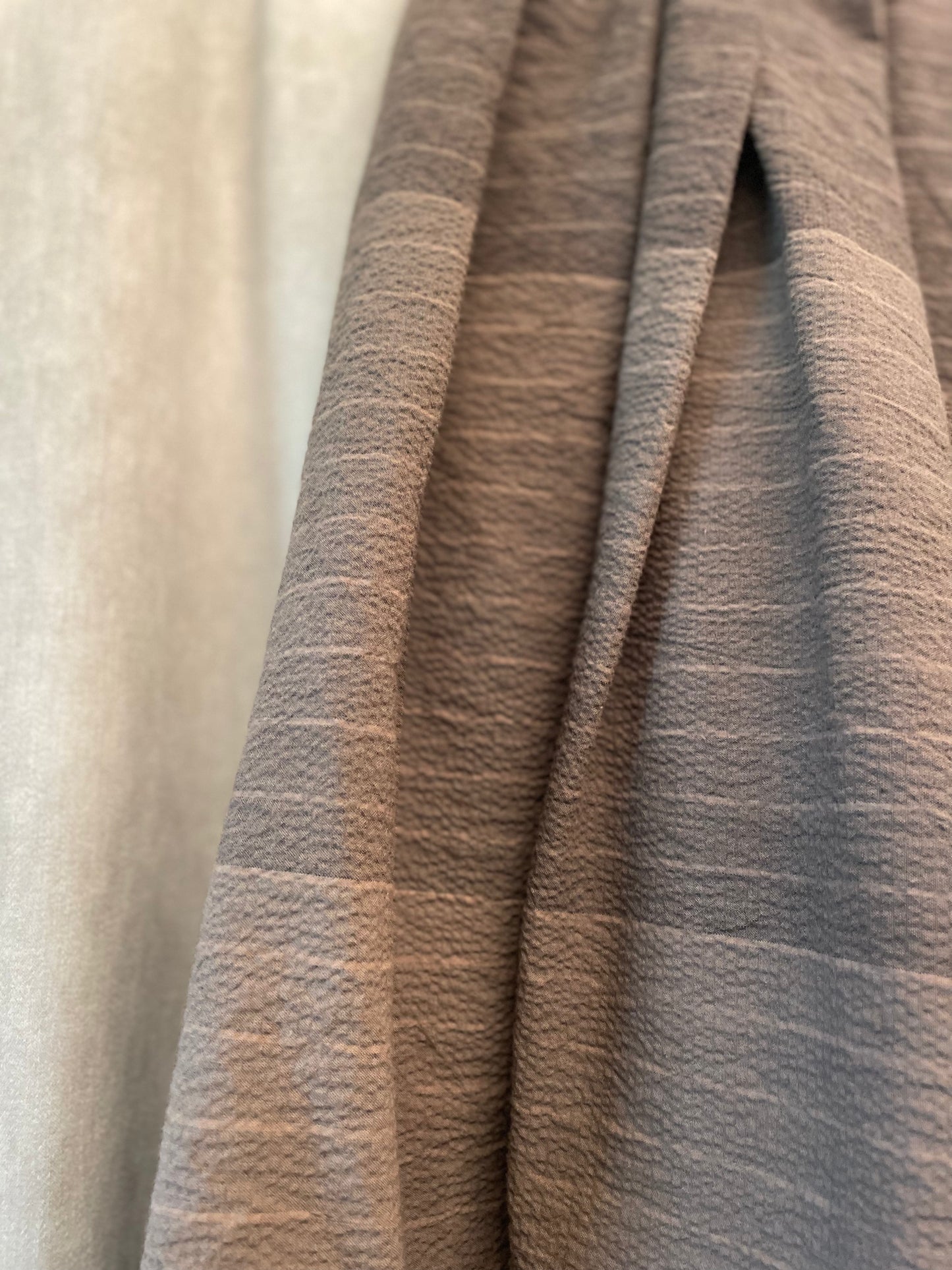 Skirt 45 seersucker dye cioco