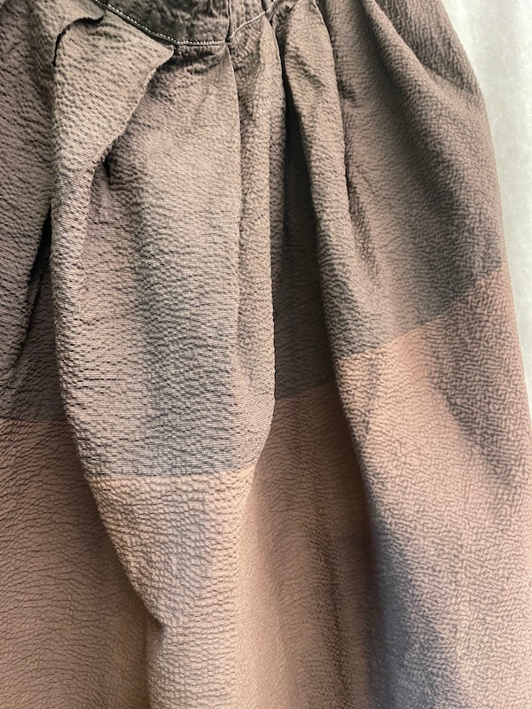 Skirt 45 tartan natural dye cioco