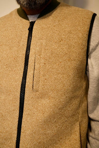 Goose waistcoat Muggia BEIGE
