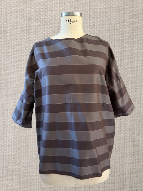 Shirt Health  stripes burgundy