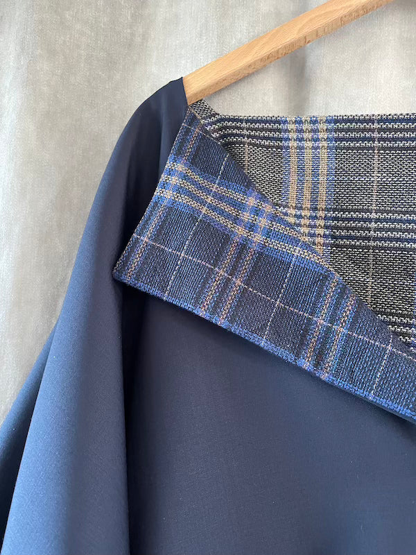 New Castello jkt reversible tartan