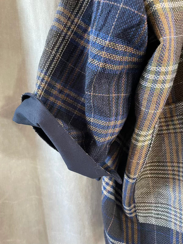 New Castello jkt reversible tartan