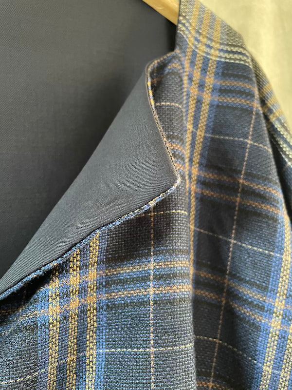 New Castello jkt reversible tartan