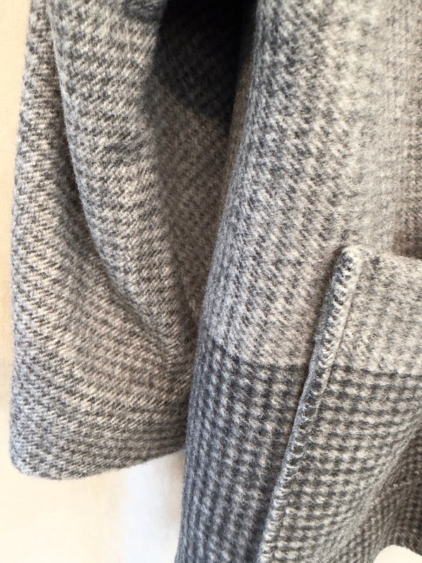 Okura jkt  multi wool grey
