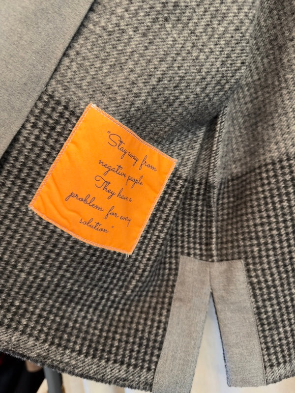 Okura jkt  multi wool grey