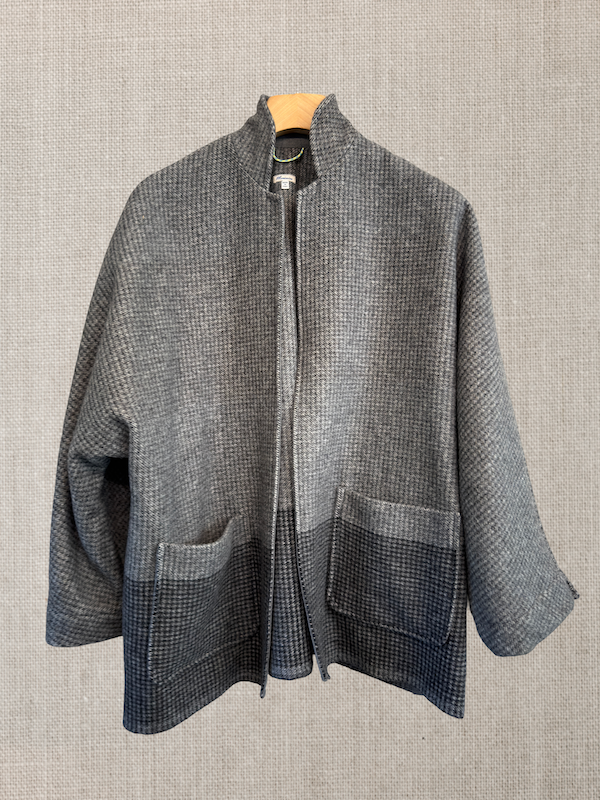 Okura jkt  multi wool grey