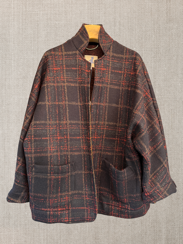 Okura jkt  felted tartan