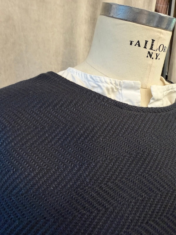 Skirt 45 + Shirt Health Jacquard navy