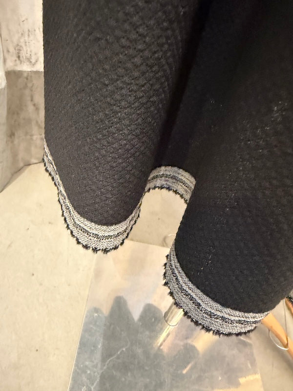 Skirt 45 + Shirt Health blk wool