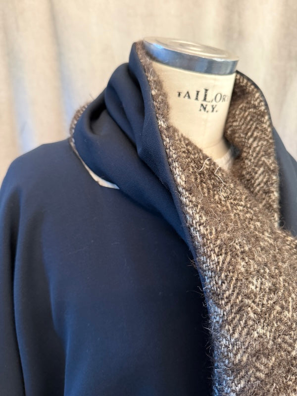 Coat Marzer reversibile brown