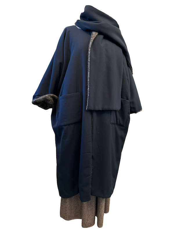 Coat Marzer reversibile brown