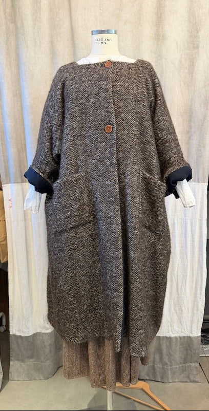 Coat Marzer reversibile brown