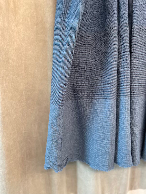 Skirt 45 seersucker natural dye