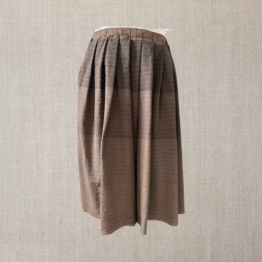 Skirt 45 seersucker  dye cioco