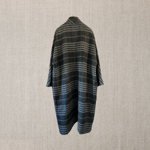 Coat Certosa  grey tartan