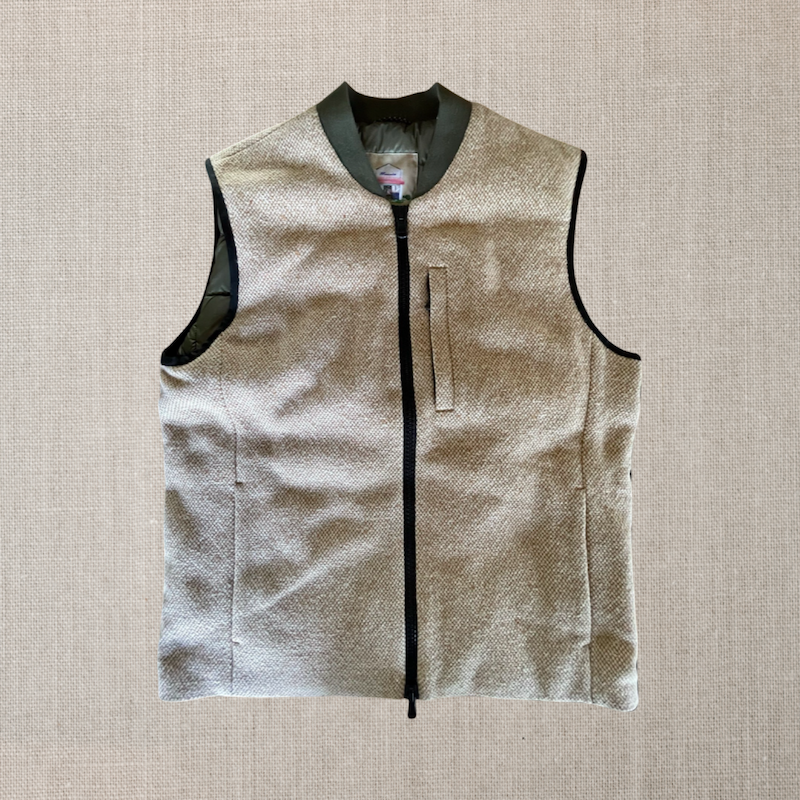 Goose waistcoat Muggia BEIGE