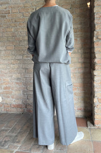 Pant yohji grey flannel