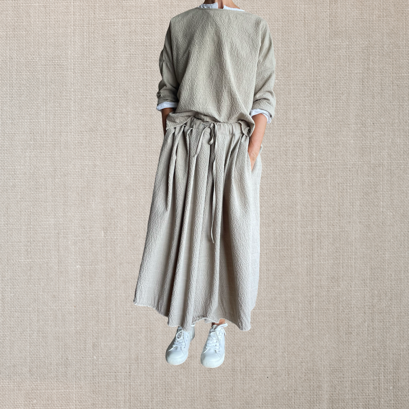 Skirt 45 boucle' wool