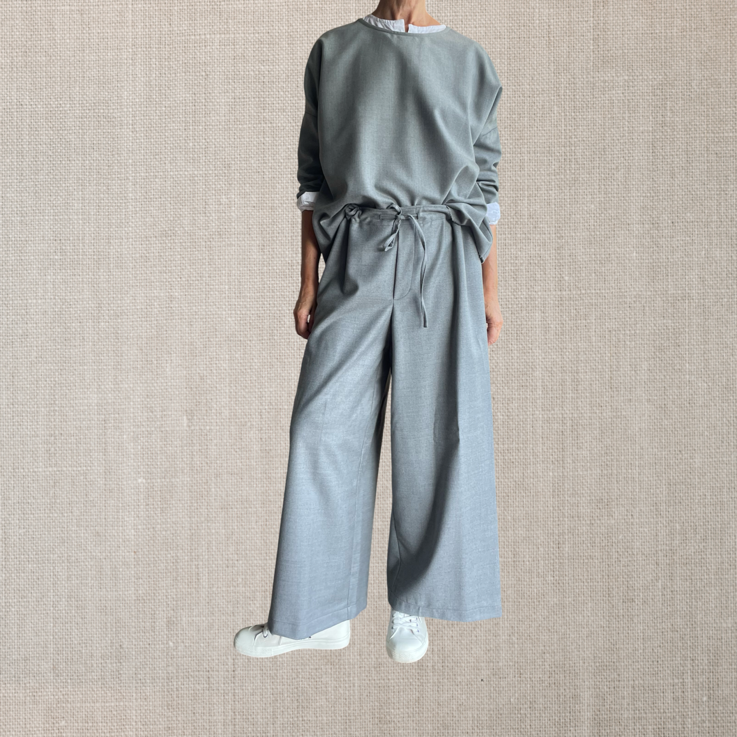 Pant yohji grey flannel