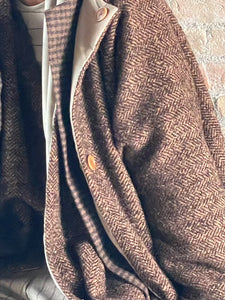 Coat Marzer reversibile brown