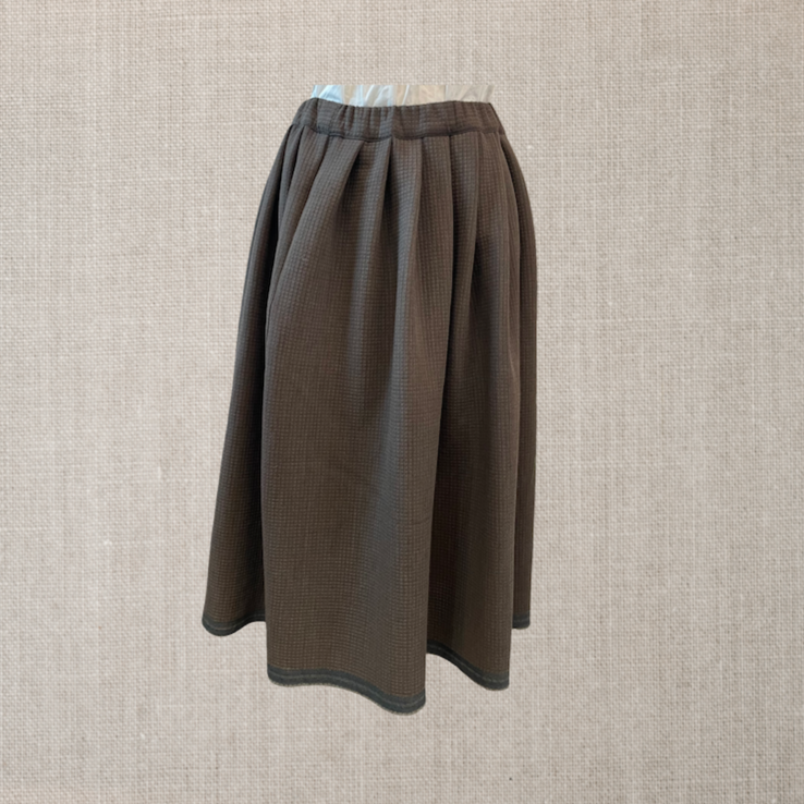 Skirt 45 piquet wool