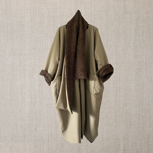 Coat Marzer reversibile brown