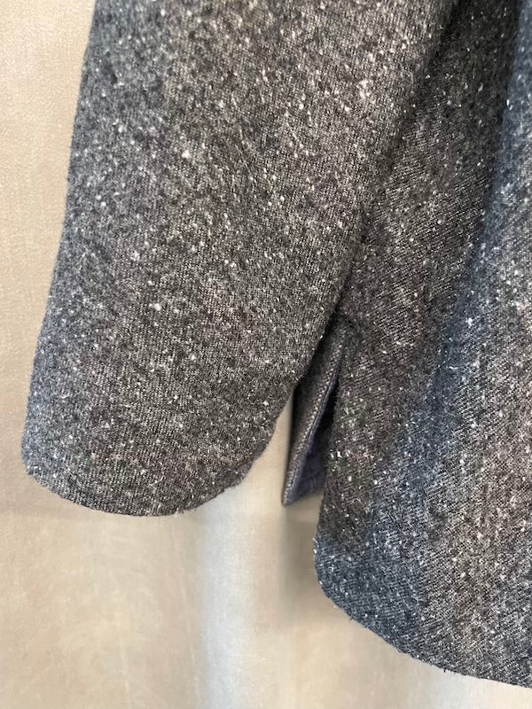 Okura jkt  grey twin embrodery by hand