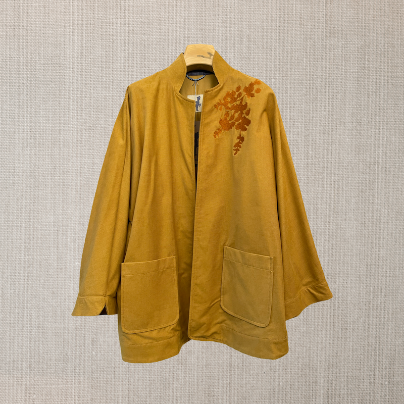 Okura jkt  corduroy embrodery