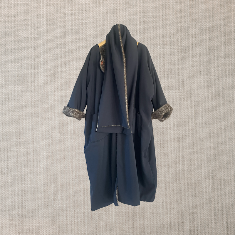 Coat Marzer reversibile navy