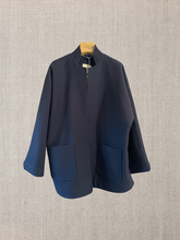 Load image into Gallery viewer, Okura jkt navy wool
