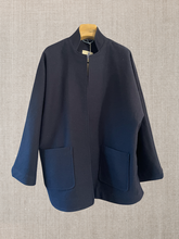 Load image into Gallery viewer, Okura jkt navy wool
