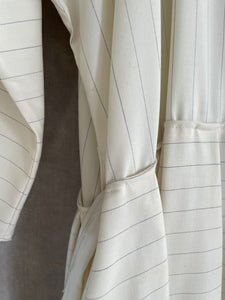 Allegra Dress white stripes