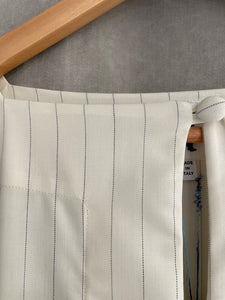 Allegra Dress white stripes