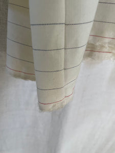 Allegra Dress white stripes