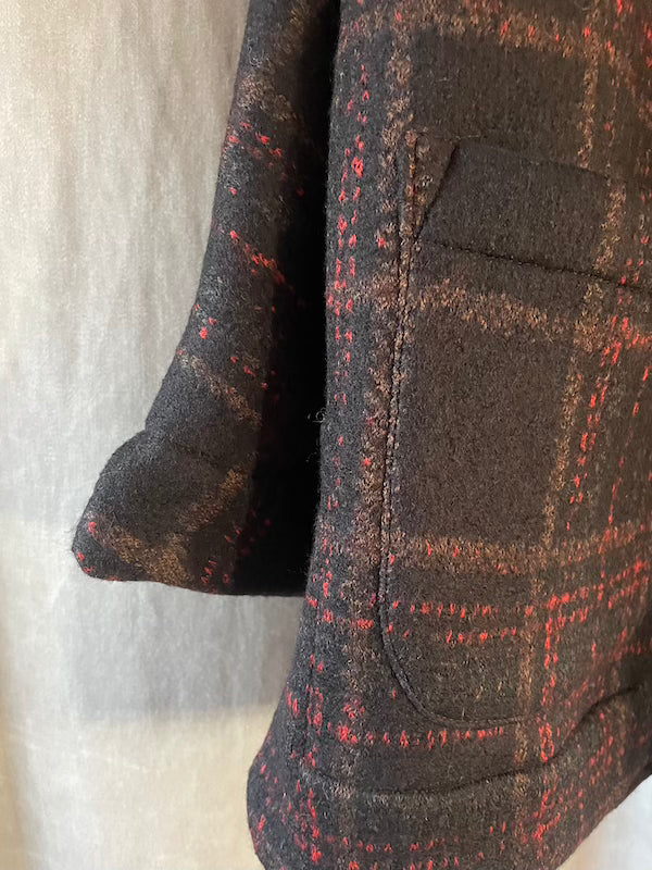 Okura jkt  felted tartan