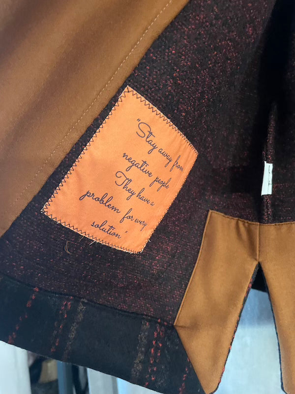 Okura jkt  felted tartan