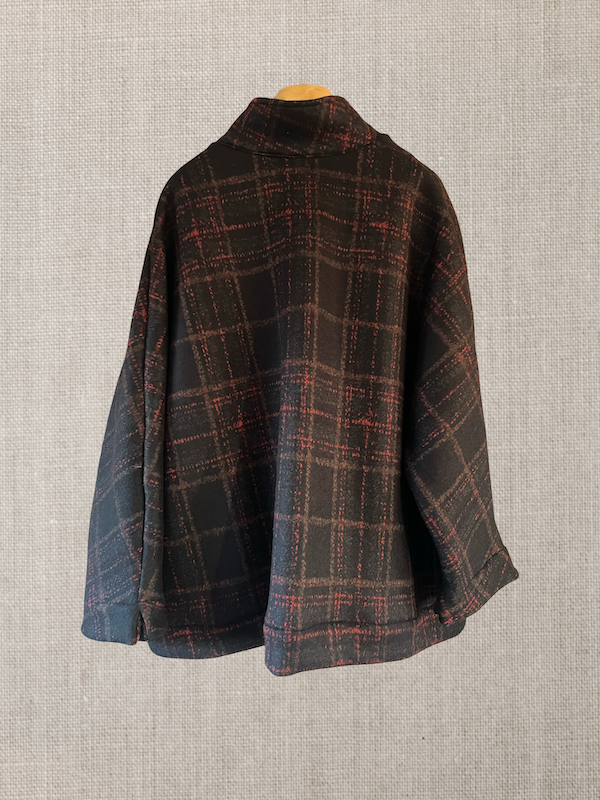 Okura jkt  felted tartan