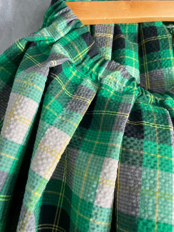 Skirt 45 seersucker tartan