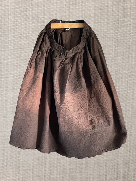 Skirt 45 tartan natural dye B