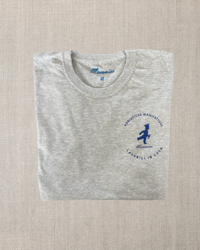 Mecanico tshirt grey logo
