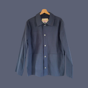 Work Jkt  Blue seersucker