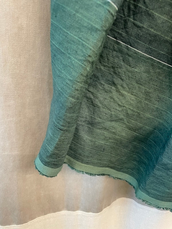 Skirt 45 tartan natural dye green