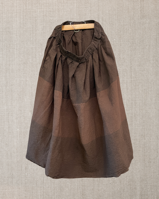 Skirt 45 tartan natural dye cioco