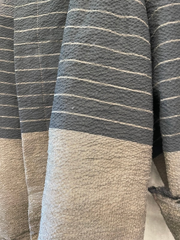 Gioia jkt nat dye brown stripes