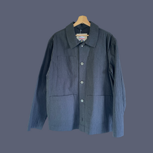 Work Jkt grey seersucker