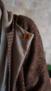 Coat Marzer reversibile brown