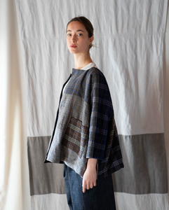New Castello jkt reversible tartan