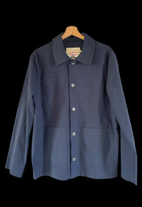 Work Jkt  Blue seersucker