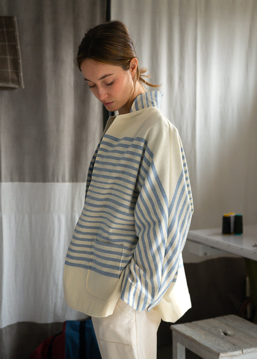 Okura jkt  Navy sail